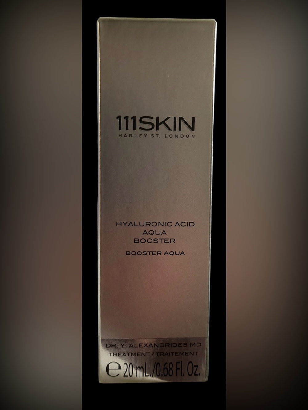 111Skin Hyaluronic Acid Aqua Booster 20ML and Kendall and Kylie pink makeup bag